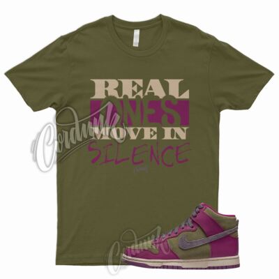R1 T Shirt for N Dunk High Dynamic Berry Grand Purple Pilgrim Olive Tan 1