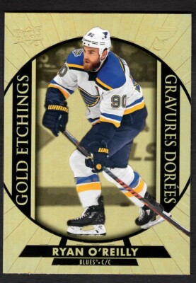 2020-21 Ryan O'Reilly Upper Deck Tim Hortons Hockey Gold Etchings G-7