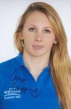 Swimming: Corrie Scott signed colour photograph & Sarah Price signed card