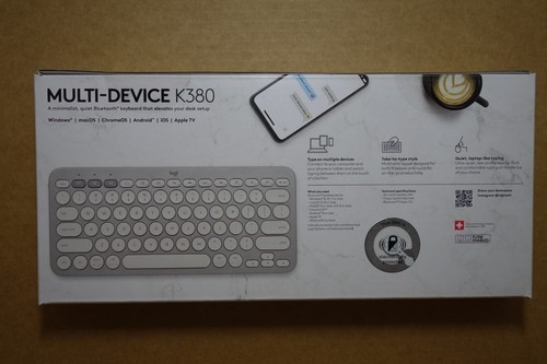 Brand NEW Logitech Bluetooth Wireless Keyboard K380 Multi-Device iOS Mac Window - Picture 2 of 2