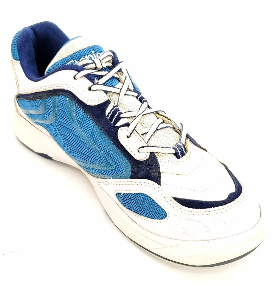 Zapatillas deportivas Etonic para mujer blancas azules con cordones perfectas deslizables talla 9,5 M Foto 4 de 4