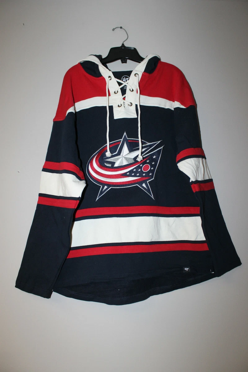 Columbus blue sales jackets jersey hoodie