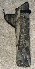 TreBark old school Camo Hip Belt Bow Arrow QUIVER- 3 tubes 20” long
