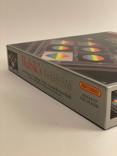 Rubiks Magic Strategy Game by Matchbox 1987 Vintage Complete Puzzle - Picture 10 of 10