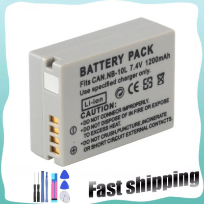 Battery Canon Sx50 Hs 1x Battery For Canon NB-10L PowerShot G1 X