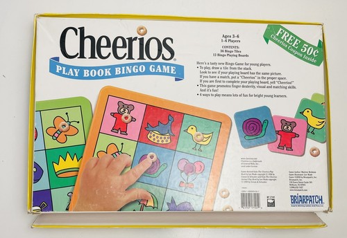 Cheerios Play Book Bingo Game by Briarpatch Games 2000 COMPLETE - Picture 6 of 9