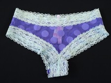 1 NEW Victoria's Secret VTG 2013 PINK Sheer Mesh Cheekster Panty SMALL