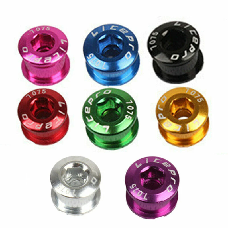 Pernos de plato de bicicleta individuales dobles triple velocidad bicicleta Litepro carretera pista MTB Foto 2 de 3