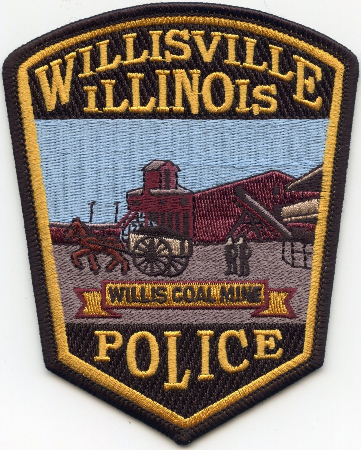 WILLISVILLE ILLINOIS Willis Coal Mine POLICE PATCH eBay
