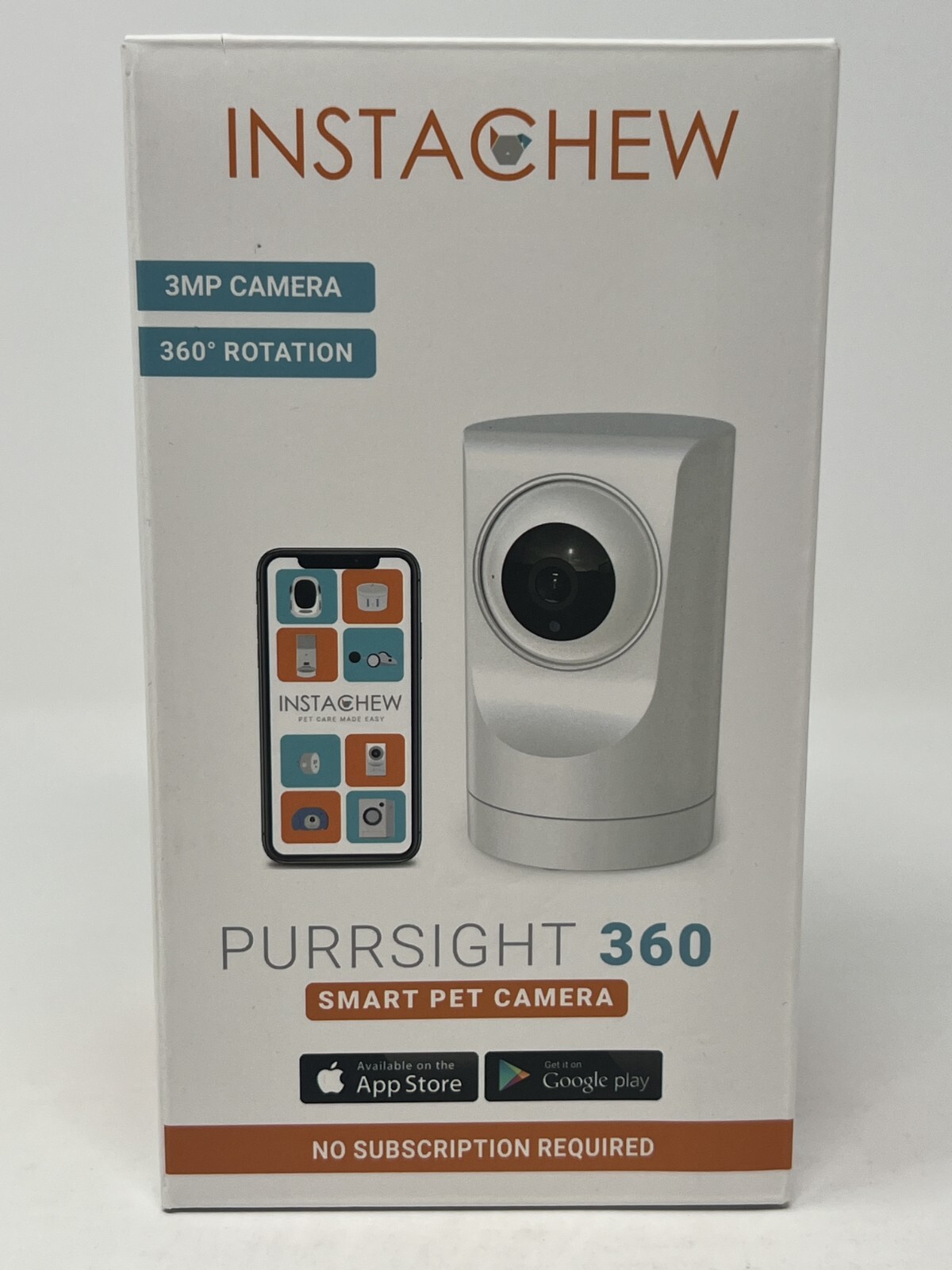 Instachew Puresight 360 Smart Pet Camera Brand New-image