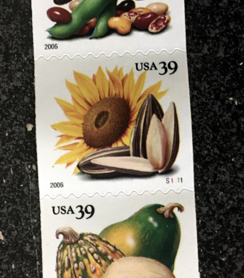 2006USA #4003-4007 39c Crops of Americas - PNC Plate Number Coil Strip of 5 - Image 2 of 2