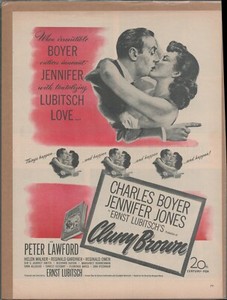 1946 CLUNY BROWN Charles Boyer Original Vintage Movie Promo Ad