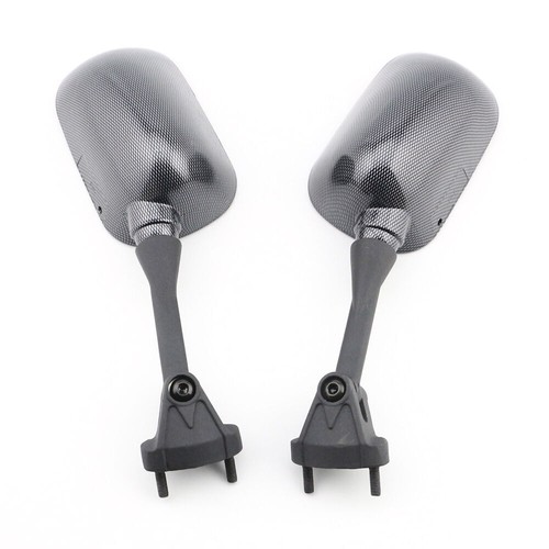 Carbon Rear view Mirrors For Kawasaki Ninja ZX-6R 2005-2008 ZX10R 2004-2010 - Picture 4 of 4