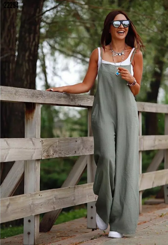 Cotton Jumpsuit Women, Casual Jumpsuit, Women’s overall,Spaghetti Strap  Jumpsuit