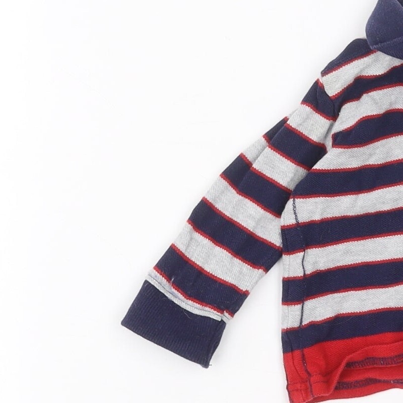 George Baby Grey Cotton Blend Polo Size 3-6 Months Collared image 9