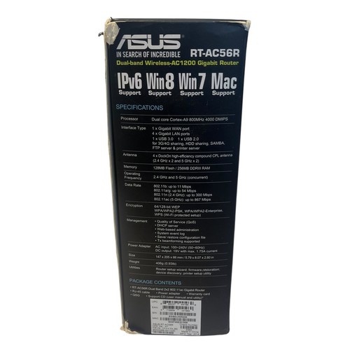 ASUS RT-AC56U 802.11ac Dual-Band Wireless-AC1200 Gigabit WiFi Router - Picture 10 of 10