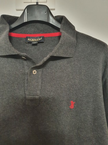 POLO UOMO JECKERSON MANICA LUNGA INVERNALE 100% COTONE JERSEY L XL | eBay