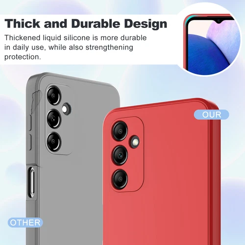 Custodia silicone antiurto telefono 5G per Samsung Galaxy A14 A15 A54 A55 A25 - Foto 19 di 56