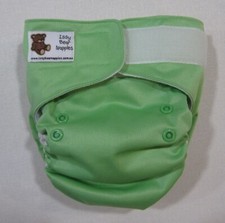NEW Issy Bear One Size AIO AI2 Pocket Cloth Diaper 2 Inserts Day Night 8-38 lb