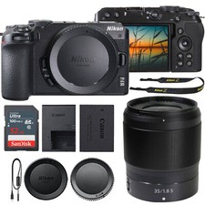 Nikon Z 30 Mirrorless Camera + NIKKOR Z 35mm f/1.8 S Lens + 32GB SDHC Card, Case