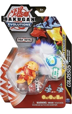2022 Bakugan Evolutions Platinum Power True Metal nano colossus riptide siphon