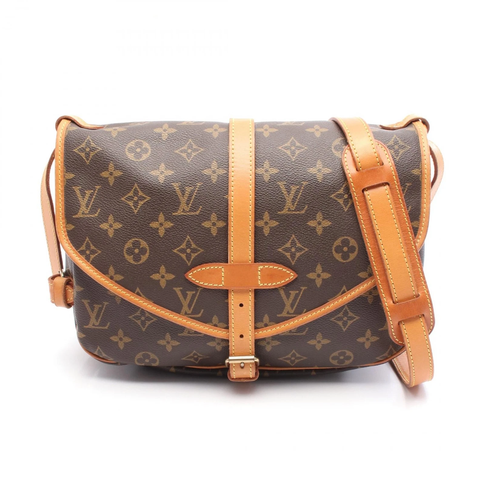 LOUIS VUITTON（LV） Borsa a tracolla Louis Vuitton Saumur 30 M42256 tela monogramma usata LV
