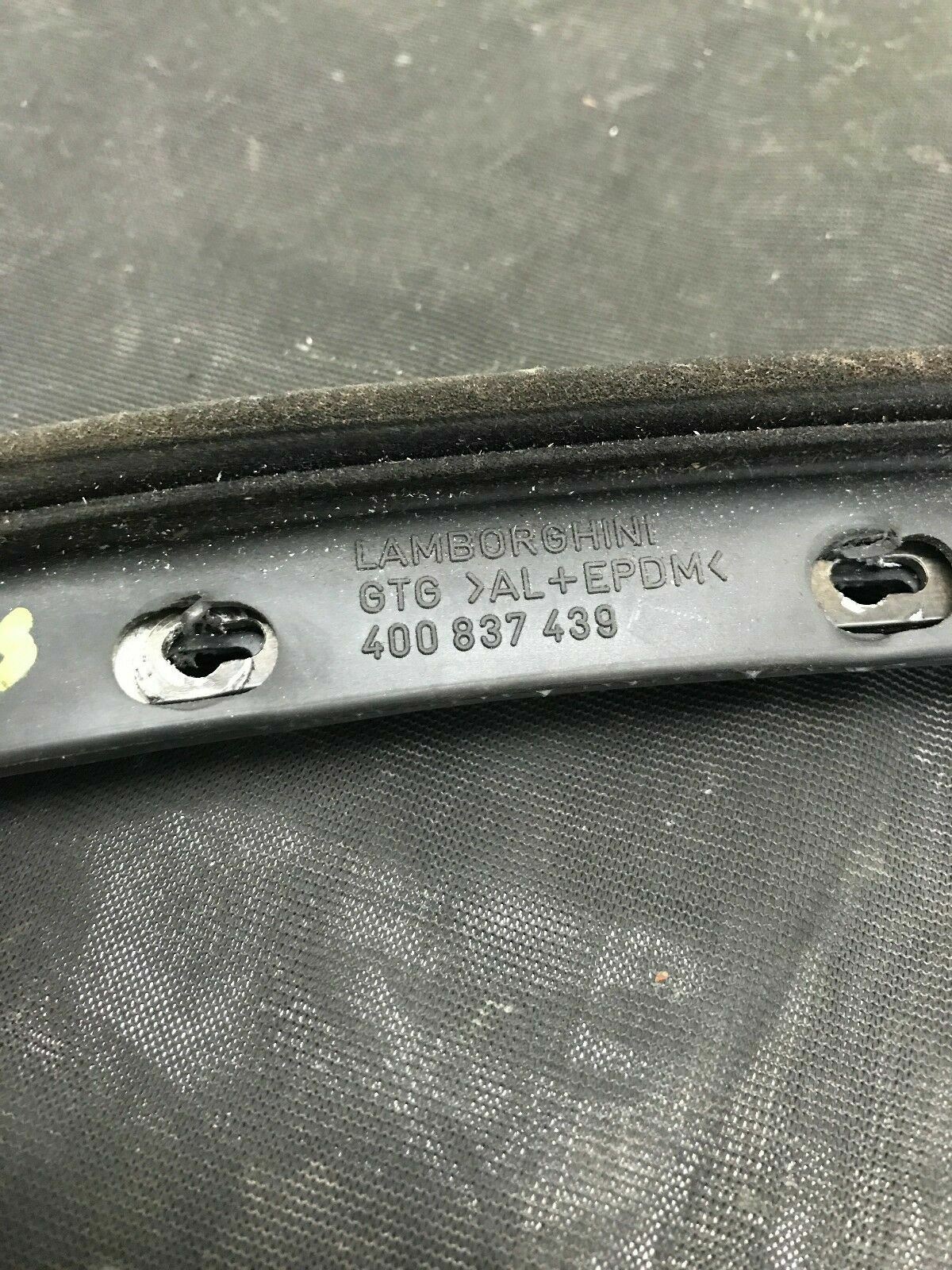 LAMBORGHINI GALLARDO LP560 DRIVER LEFT SIDE ROOF SEAL MOULDING OEM 400837439 