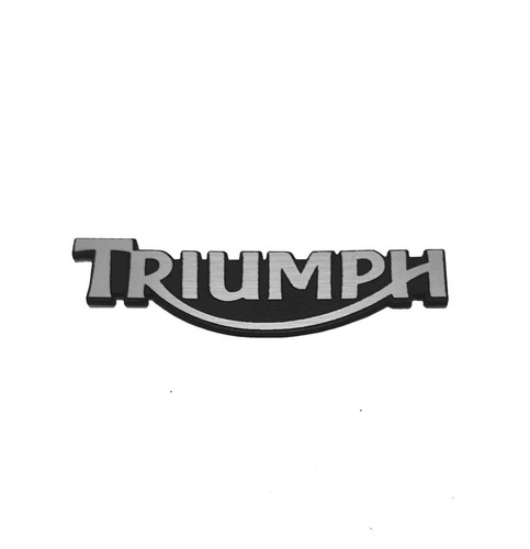 TRIUMPH emblem brusched badge CUT logo decal sticker plate aufkleber - Picture 3 of 6