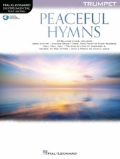 Peaceful Hymns for Trumpet Sheet Music Play-Along Book and Audio NEW 000366479