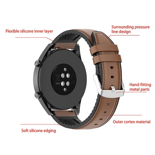 For Huawei Watch GT2 46mm Soft Strap Watch Band Wristwatch Bracelet Belt 22mm - Zdjęcie 4 z 14