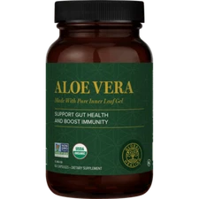 Global Healing Aloe Vera Gel Supplement - Supports Digestion - 60 Capsules