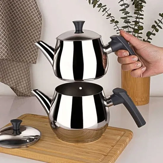 Turkish double tea clearance kettle