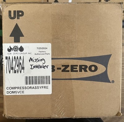 Sub-Zero 7042964 Compressor (Missing Inverter)
