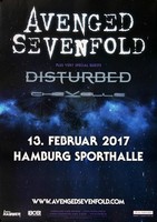 Avenged Sevenfold - The Stage, Hamburg 2017 | Konzertplakat | Poster