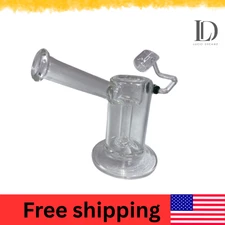 6″ Hammer Shaped Glass Bubbler – Durable Handcrafted Piece