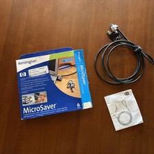 HP Kensington Microsaver  slim Version  Keyed Laptop Lock Two Keys Open Box New