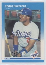 1987 Fleer Factory Set Glossy Pedro Guerrero #440 8d2