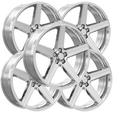 Set Of 5 Performance Replicas Pr148 Iroc 20x8 5x5 0mm Chrome Wheels Rims