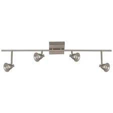 Aspects Bella 3 ft. 4-Light Satin Nickel Integrated LED Track Lighting Kit