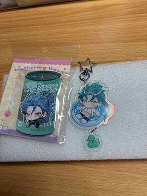 Wuthering Waves Jiyan Can Shaped Badge And Acrylic Laser Keychain