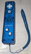 Rock Candy Wii Remote Controller Blue Wireless For Nintendo Wii Wii U Strap
