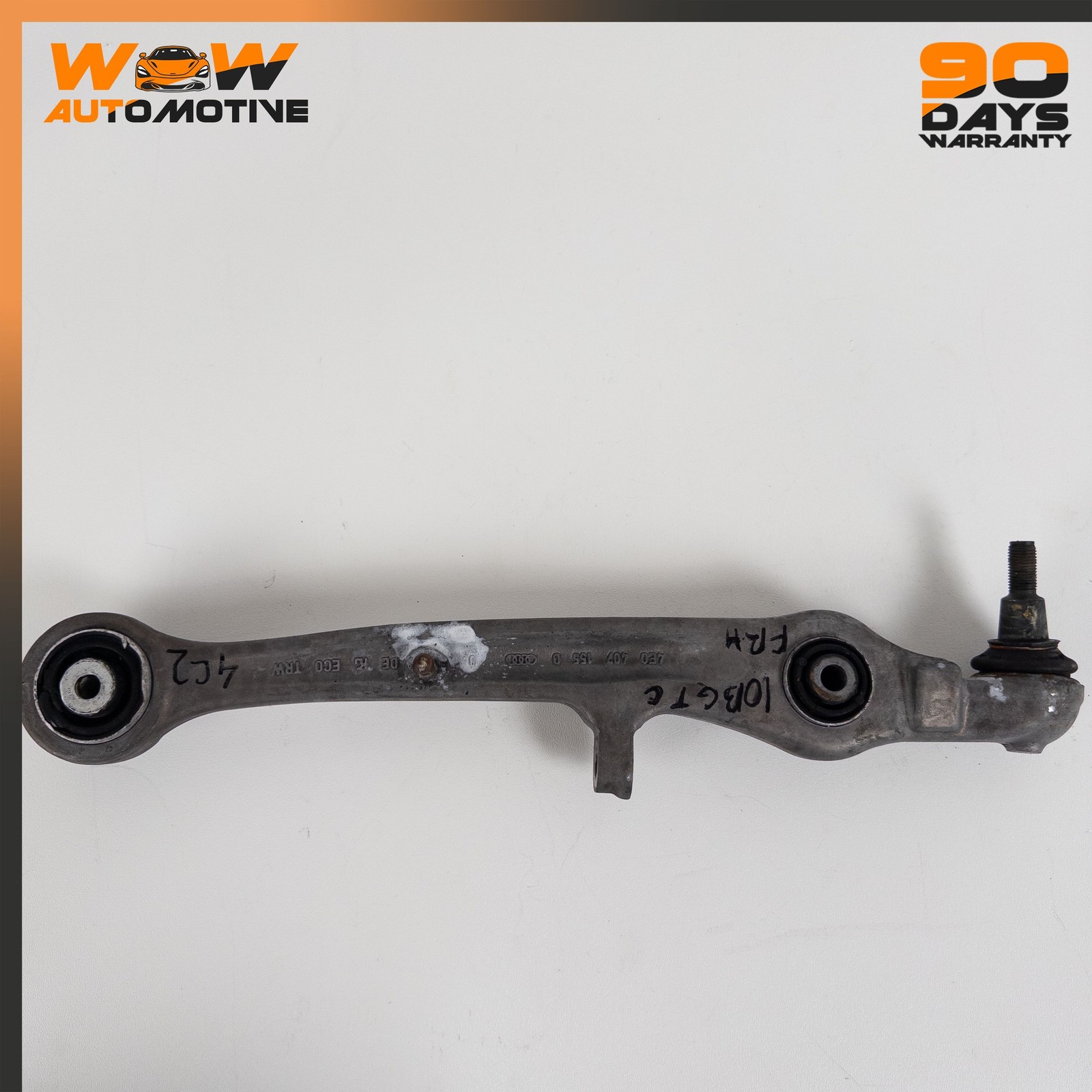 06-13 BENTLEY CONTINENTAL GTC FLYING SPUR FRONT RIGHT LOWER CONTROL ARM OEM