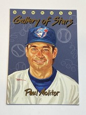 1993 Triple Play Baseball Gallery of Stars - Paul Molitor - Toronto Blue Jays