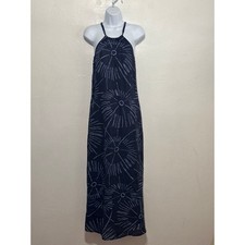 Tommy Bahama Linen Maxi Sun Dress XS Fireworks Resort 4th of July Memorial Day