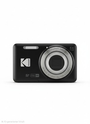 Kodak FZ55 Kompaktkamera PIXPRO schwarz, 5facher optischer Zoom, 28mm Weitwinkel