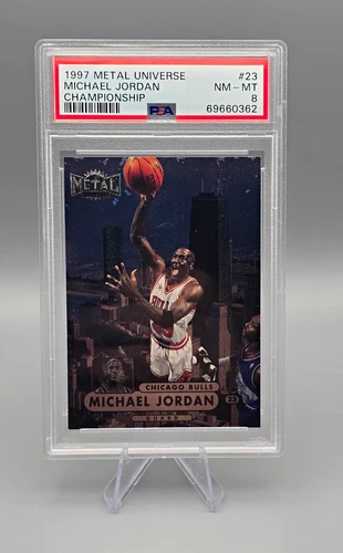 SkyBox Metal Universe Championship Preview 1997-98 Michael Jordan PSA 8 #23