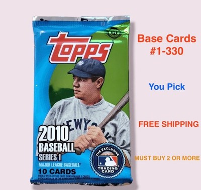 *MUST BUY 2* 2010 Topps Series 1 Base Cards- YOU PICK