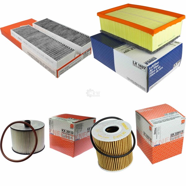 Mahle Kraftstoff KX 201D Innenraum LAK 428/S Luft LX 1497 ÖLfilter OX 339/2D-image