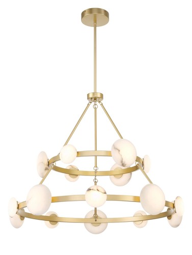 Lily Gold LED Pendant from the Zill Collection