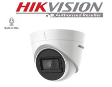 Hikvision 5MP Turret Camera 40m IR Audio IP67 Fixed Lens DS-2CE78H0T-IT3FS 2.8mm